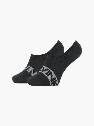 Calvin Klein Táskák & Kiegészítők HU466094 | Calvin Klein Logo Trainer Férfi Zokni Fekete